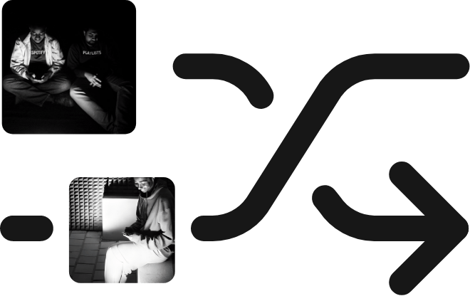 shuffle illustration